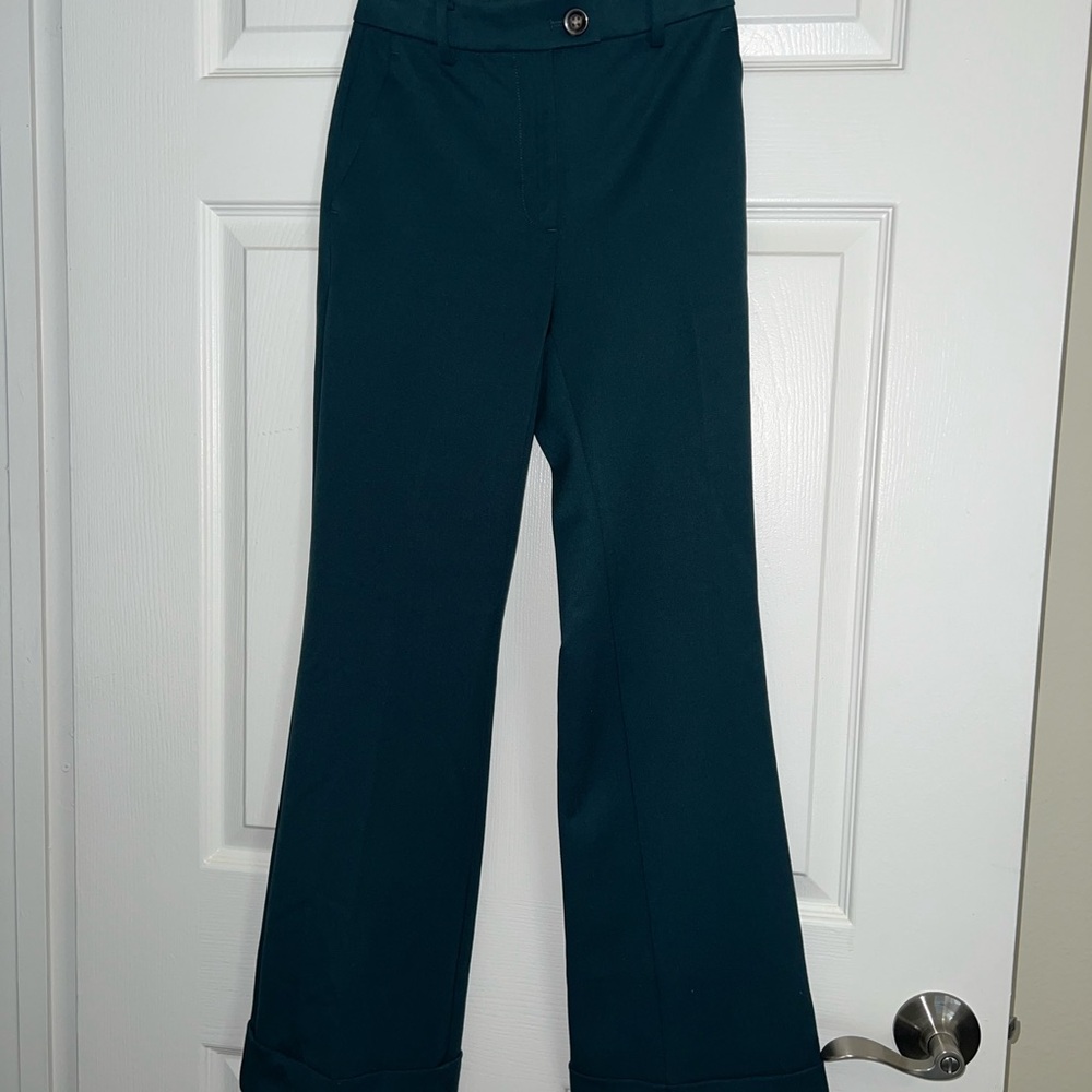Ann Taylor Turquoise Trousers - Picture 2 of 8